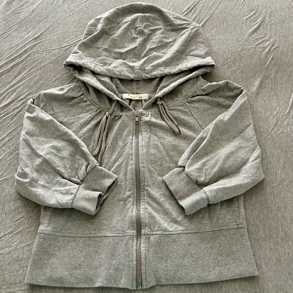 Twentyone Women Cropped Cotton Hoodie Jacket M